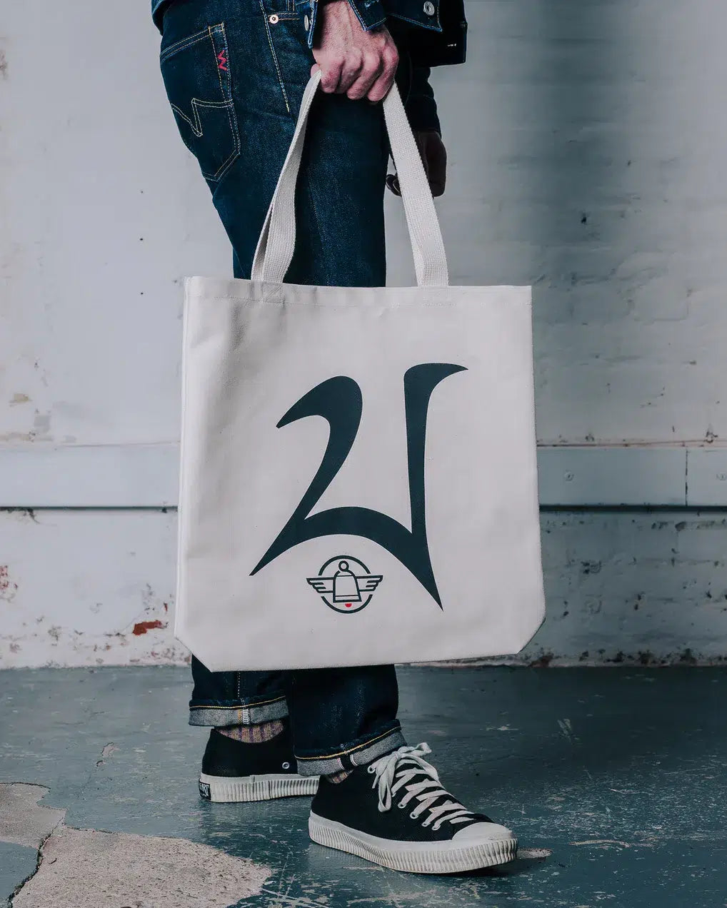 Iron Heart IH-TOTE Printed Canvas Tote Bag