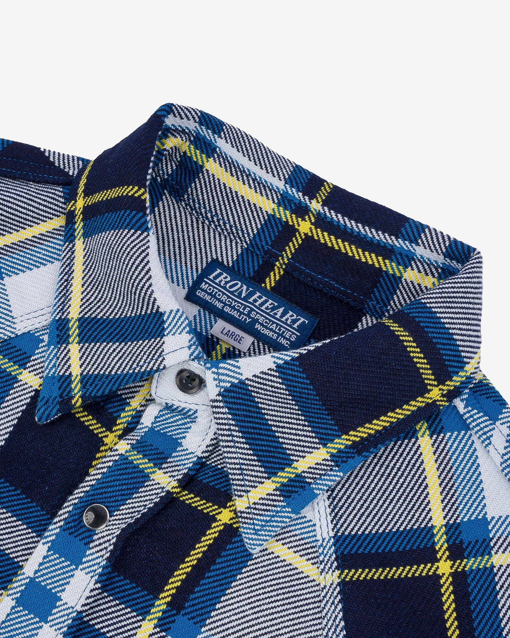 Iron Heart IHSH-390 9oz Selvedge American Check Western Shirt