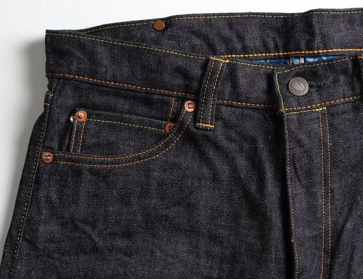 Momotaro G015-MZ 14.7oz Zimbabwe Cotton Deep Blue Narrow Tapered