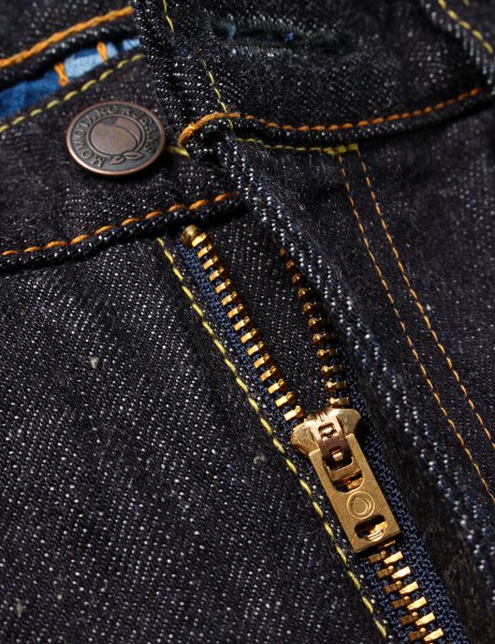 Momotaro G015-MZ 14.7oz Zimbabwe Cotton Deep Blue Narrow Tapered