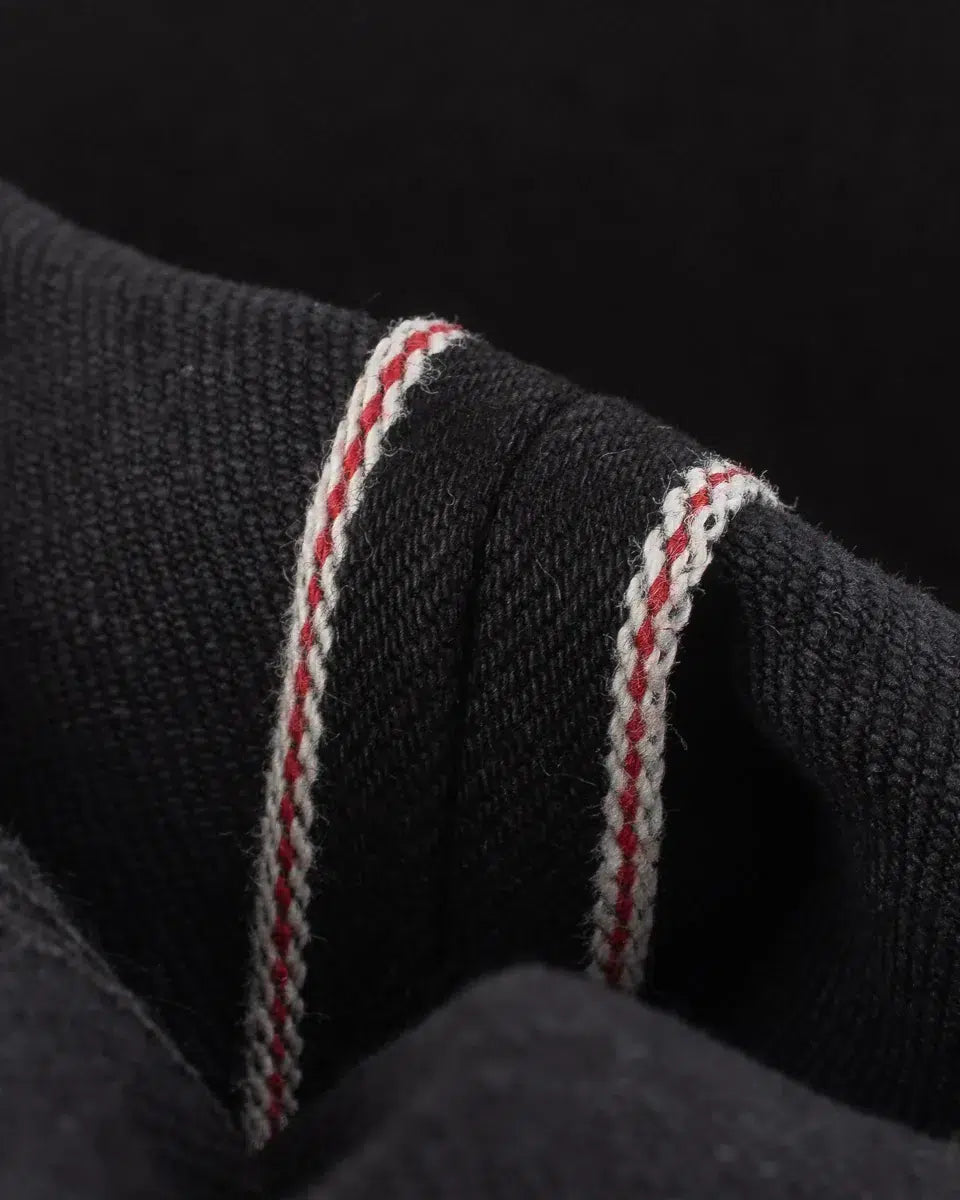 Iron Heart IH-555S-142BB 14oz Selvedge Denim Super Slim Cut - Black/Black