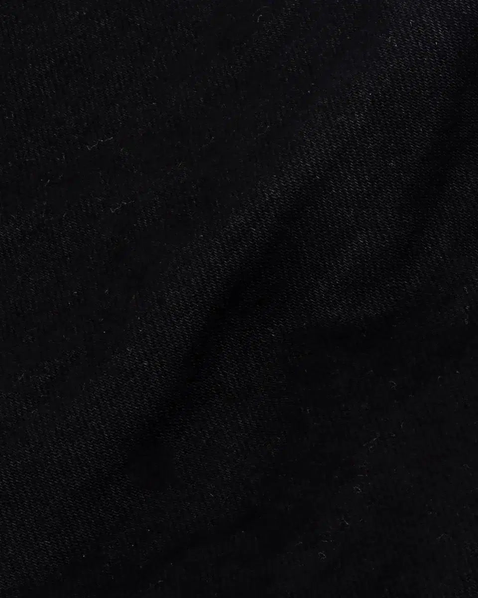 Iron Heart IH-555S-142BB 14oz Selvedge Denim Super Slim Cut - Black/Black