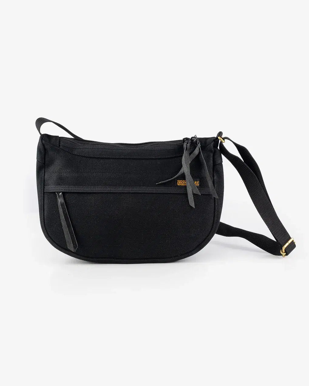 Iron Heart IHE-19-BLK 21oz Denim Small Shoulder Bag - Black