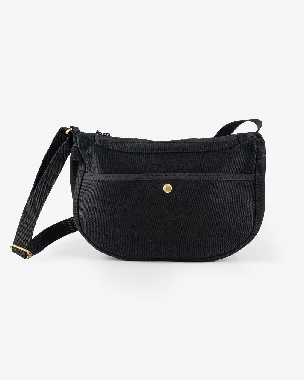 Iron Heart IHE-19-BLK 21oz Denim Small Shoulder Bag - Black