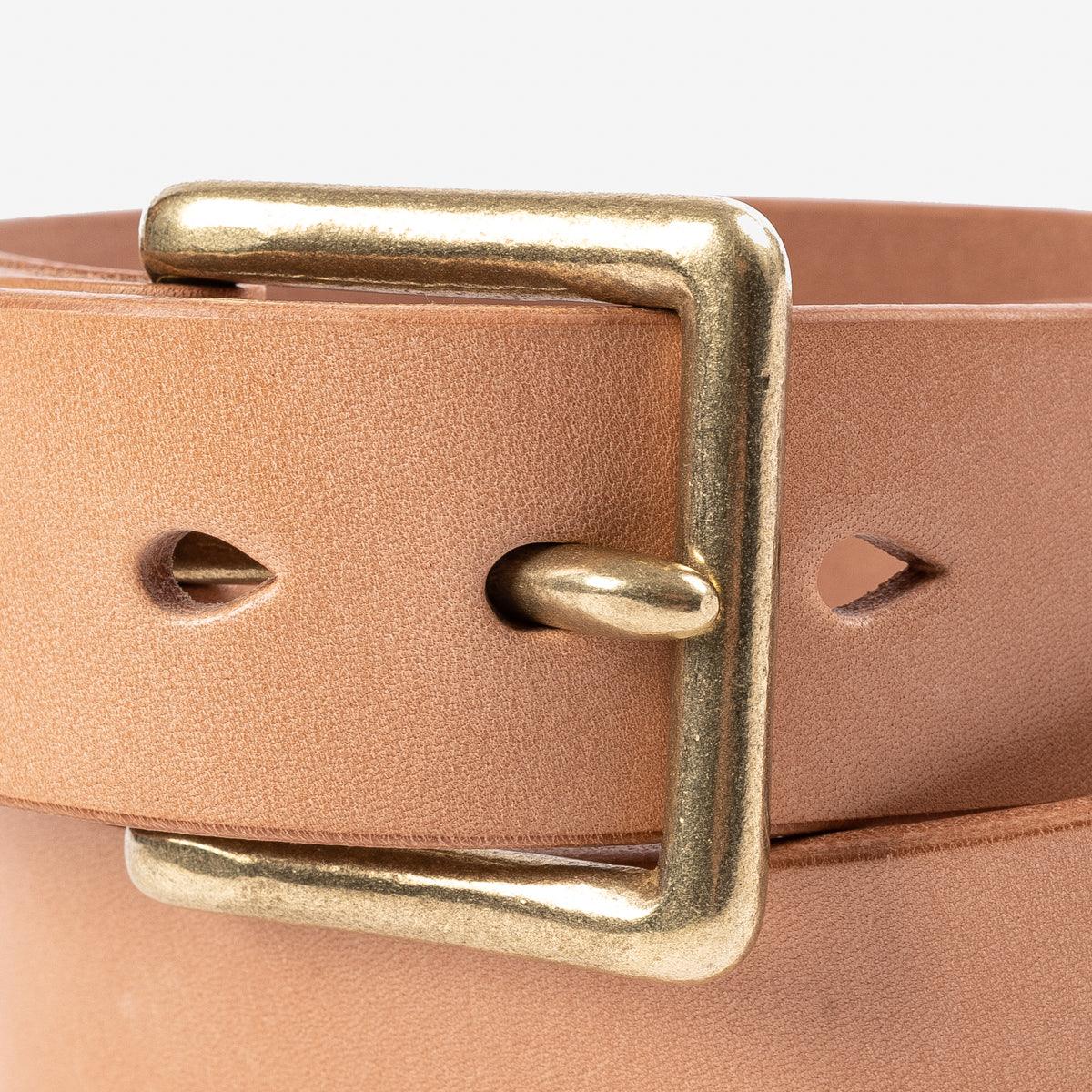 Iron Heart IHB-10-NAT Heavy Duty "Tochigi" Leather Belt