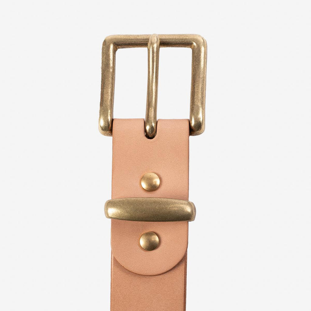 Iron Heart IHB-10-NAT Heavy Duty "Tochigi" Leather Belt