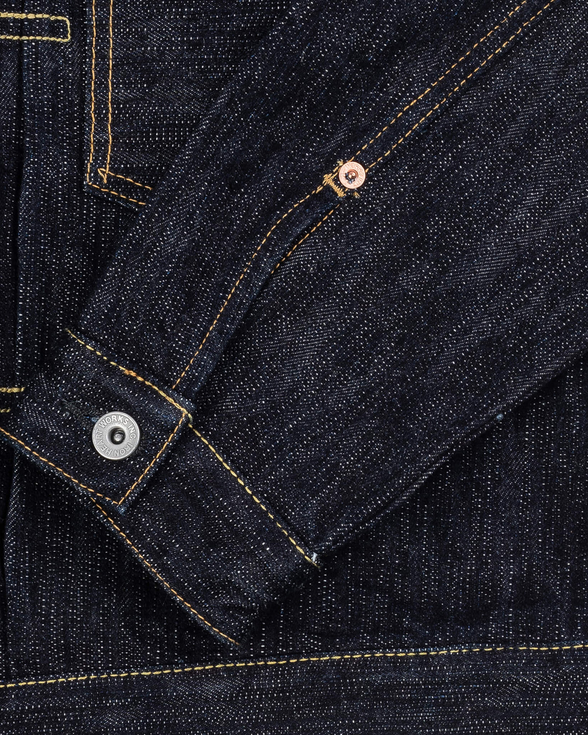 Iron Heart IHJ-507-SLB 16oz Slubby Selvedge Denim Type II Jacket - Indigo