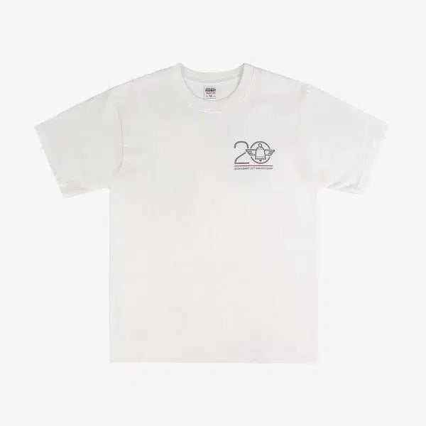 Iron Heart IHPT-ANNY20 7.5oz Printed "20th Anniversary" Loopwheel Crew Neck T-Shirt