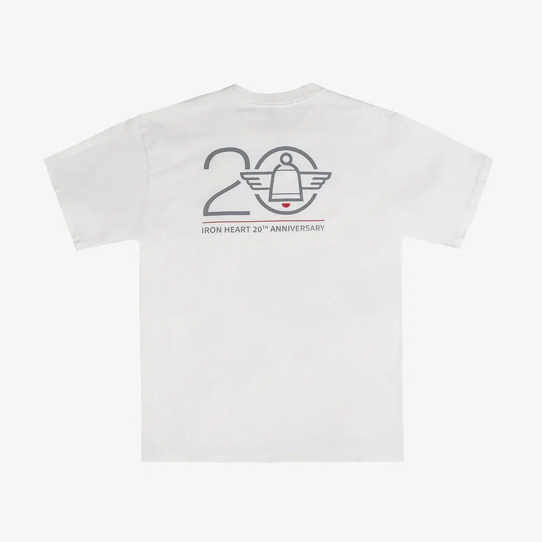 Iron Heart IHPT-ANNY20 7.5oz Printed "20th Anniversary" Loopwheel Crew Neck T-Shirt