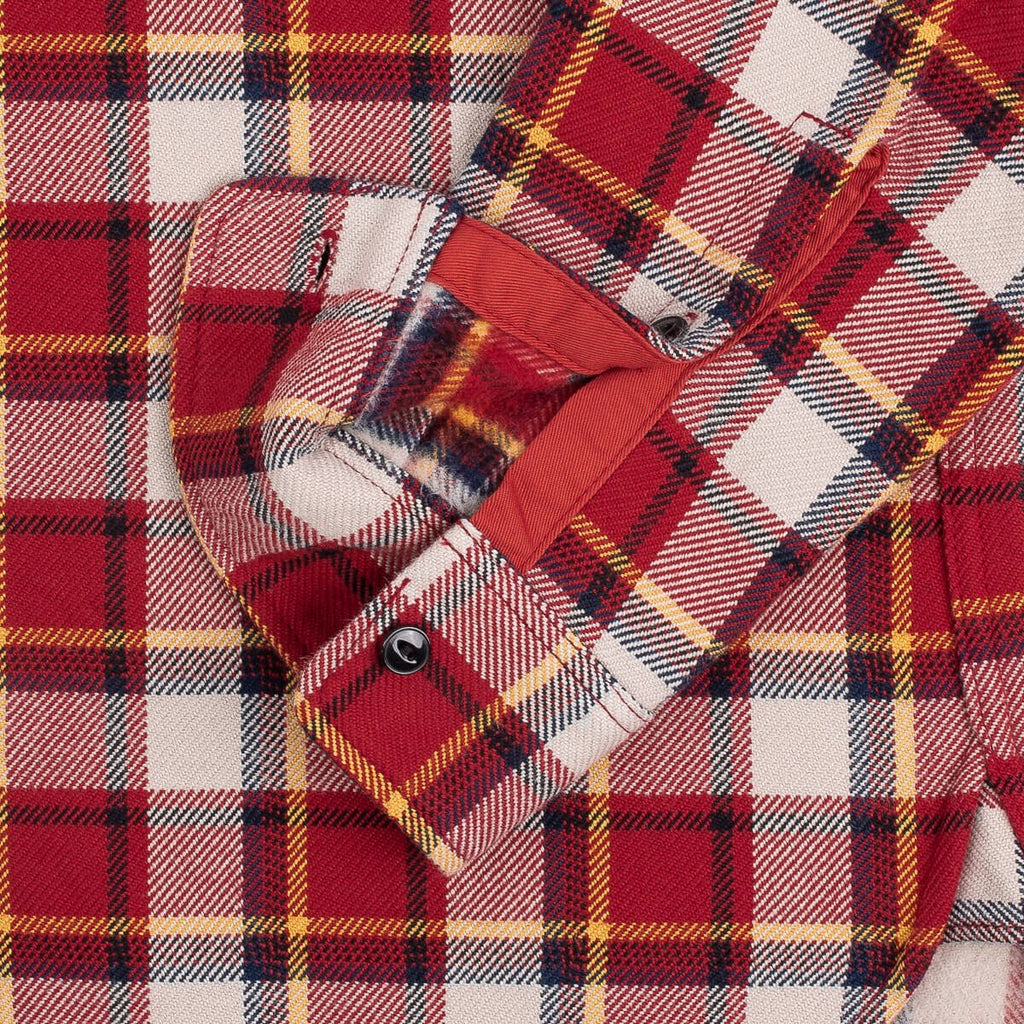 Iron Heart IHSH-334-WORK (FW22) Ultra Heavy Flannel Classic Check Work Shirt