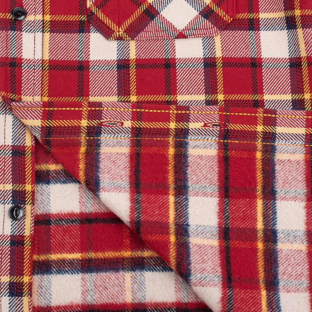 Iron Heart IHSH-334-WORK (FW22) Ultra Heavy Flannel Classic Check Work Shirt