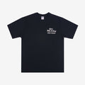 Iron Heart IHT-2404-BLK 7.5oz Printed Loopwheel Crew Neck T-Shirt - Black