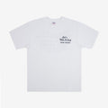 Iron Heart IHT-2404-WHT 7.5oz Printed Loopwheel Crew Neck T-Shirt - White