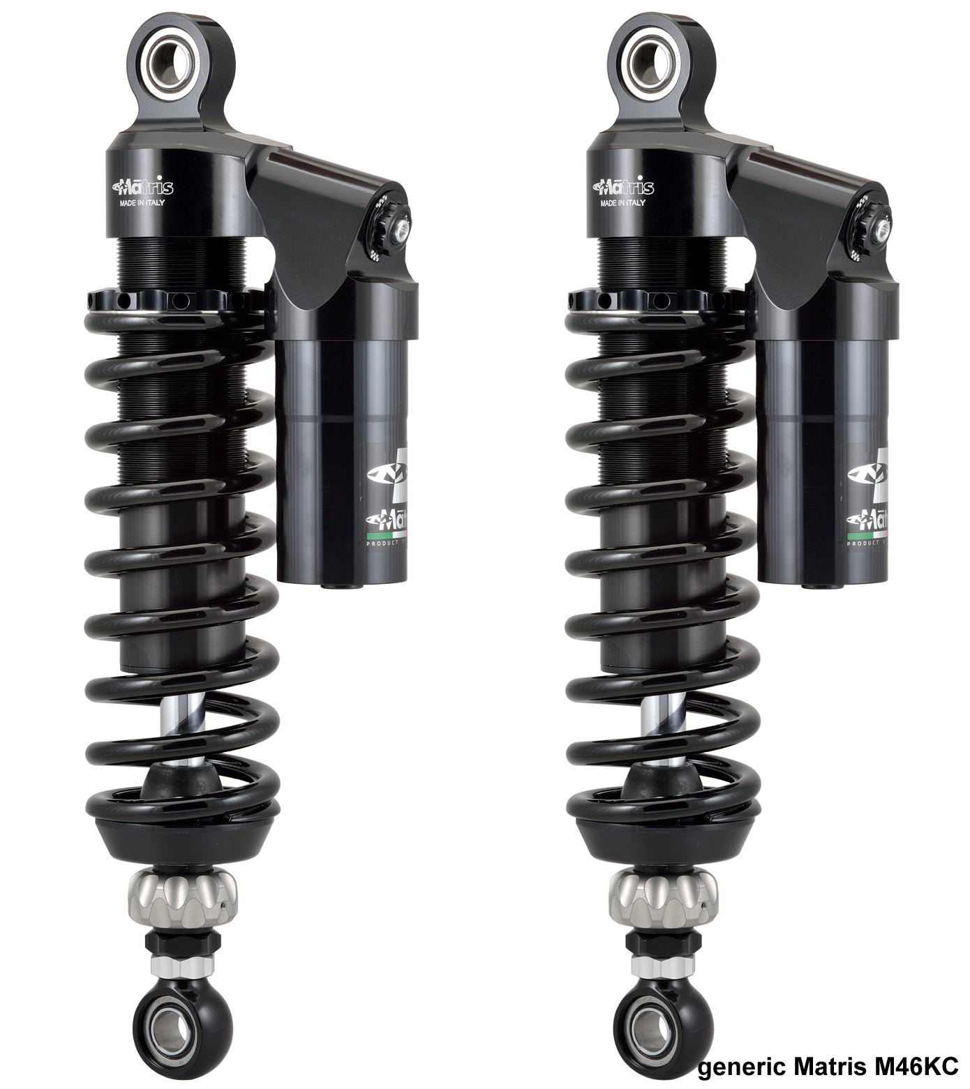 Matris Rear Shock with Reservoir for T120 – MT122.1KC-N Black