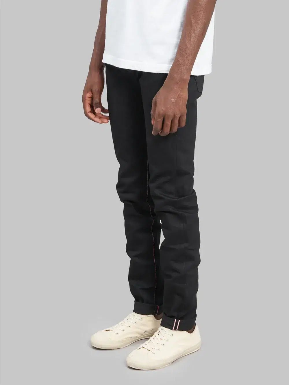 Momotaro 0306-B 15.7oz Black Selvedge Denim - Tight Tapered Fit