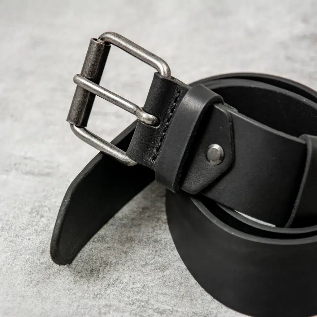 Nudie Jeans Pedersson Leather Belt - Black/Brown