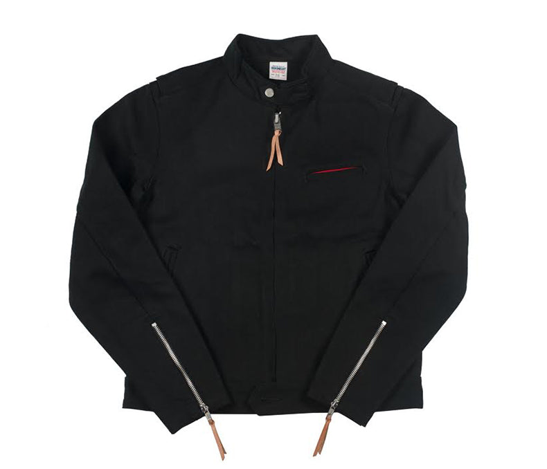 Iron Heart IH-9527J Superblack Non-Fade 21oz Denim Rider's Jacket