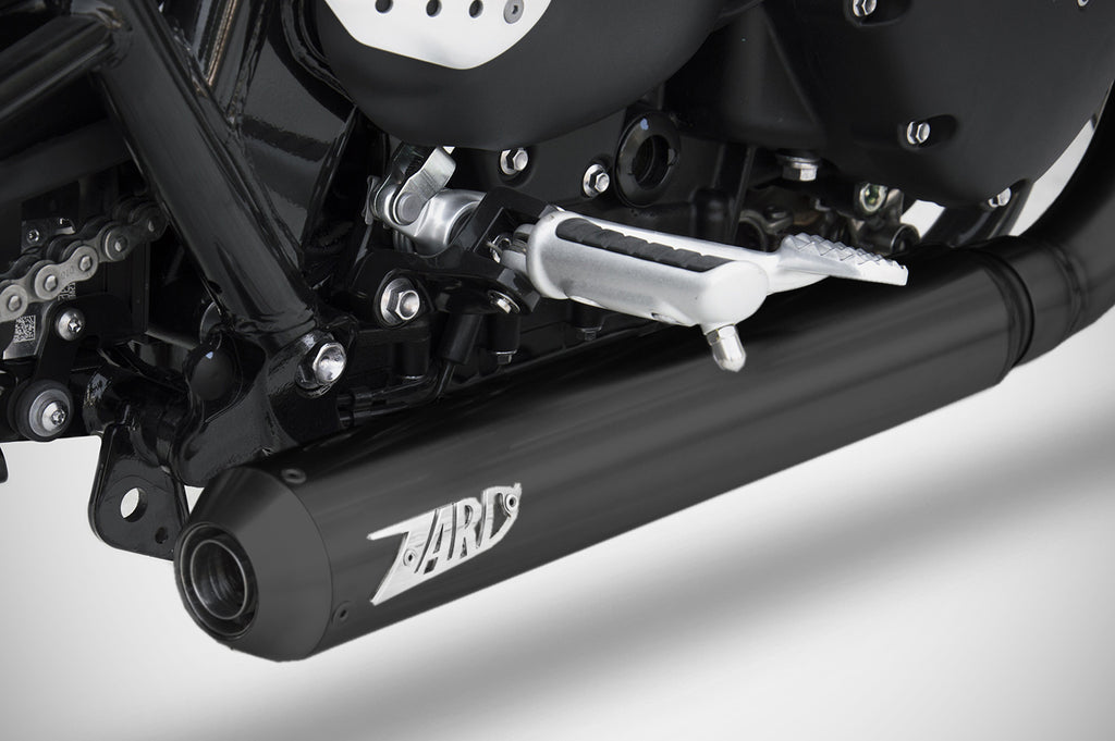Pô Zard Full System 2>1 Black Coating - Street Twin 900 (16 - 23)
