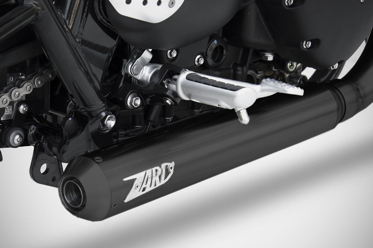 Pô Zard Full System 2>1 Black Coating - Street Twin 900 (16 - 23)