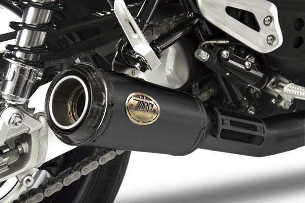 Pô Zard Full System 2>1 Black Coating + Carbon End Cap - Speed Twin 1200
