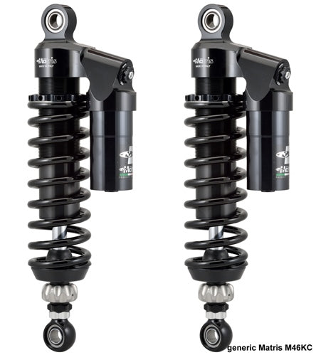 Phuộc sau Matris cho Triumph T100/ T120/ Scrambler 900 có bình dầu