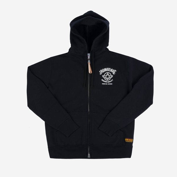 Iron Heart IHSW-65  (SS23) Printed 14oz Ultra Heavyweight Loopwheel Cotton Zippered Hoodie