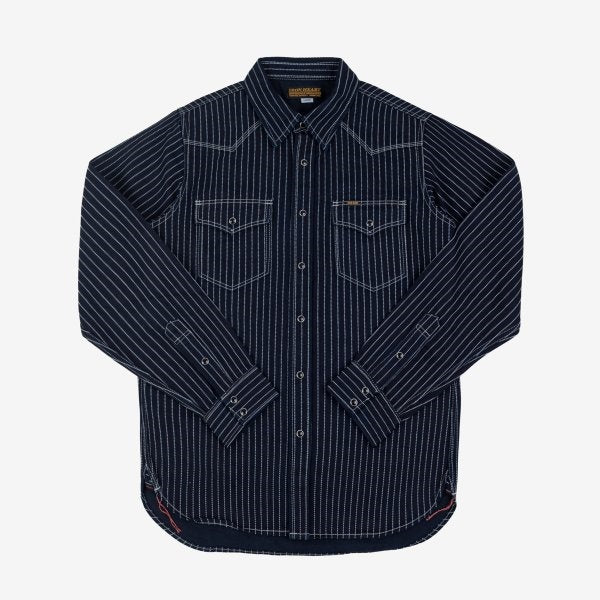 Iron Heart IHSH-62-IND-BLK 12oz Wabash Western Shirt