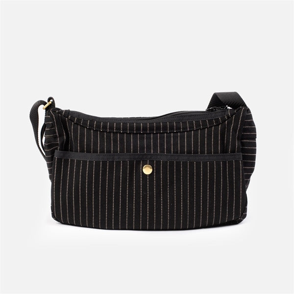 Iron Heart IHE-36-BLK 12oz Wabash Small Shoulder Bag - Black
