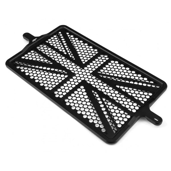 Motone Union Jack Radiator Guard – Black - KNS001
