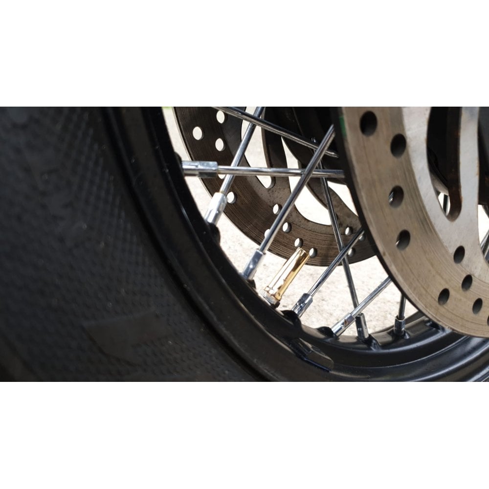Nắp Van Bánh Xe Motone Ballista Vintage Michelin Style - Brass - MMU071