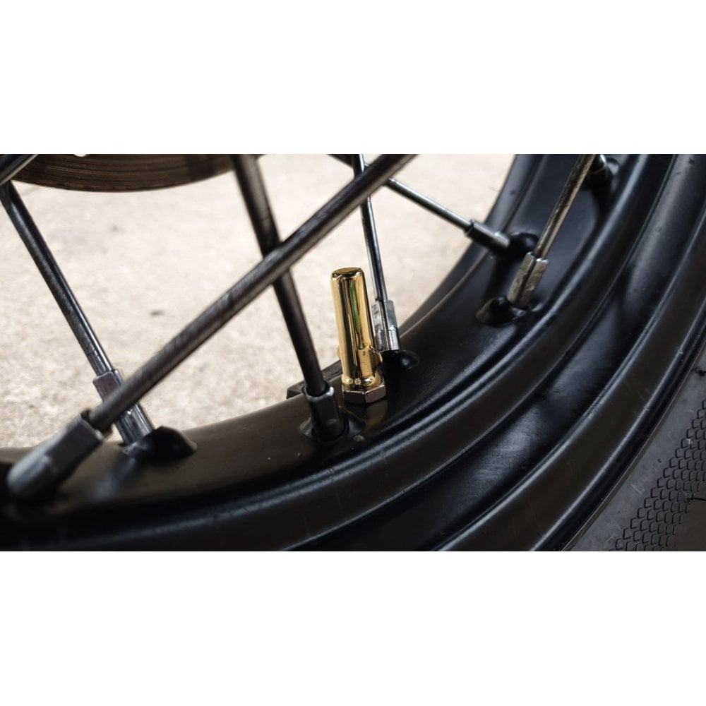 Nắp Van Bánh Xe Motone Ballista Vintage Michelin Style - Brass - MMU071