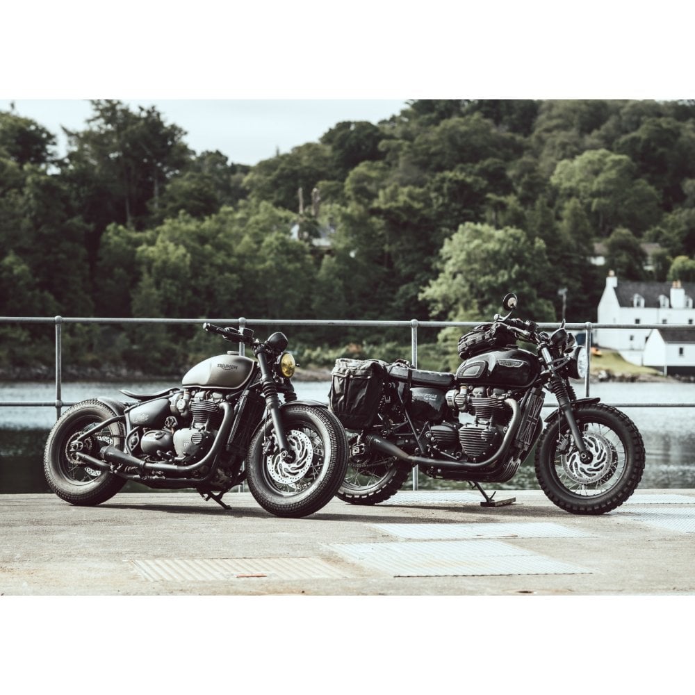 Motone Union Jack Radiator Guard - Black - KNS002