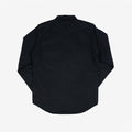 Iron Heart IHSH-361-BLK 16oz Selvedge Denim Western Shirt - Superblack (Fades To Grey)