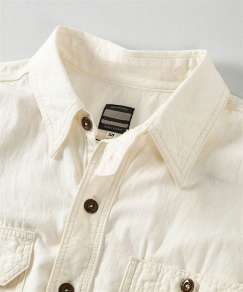 Momotaro MS044 5oz selvedge chambray shirts