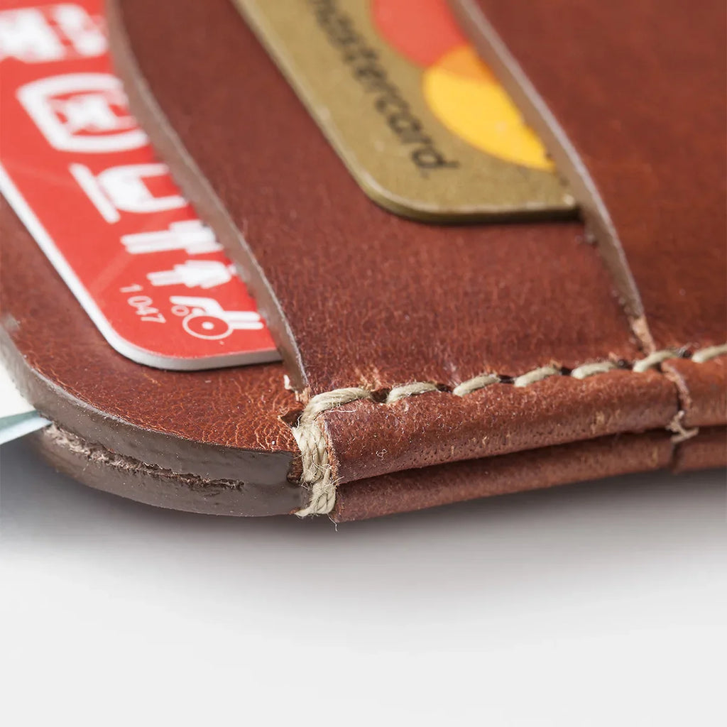 Cafe Leather Card Holder Panama - Roasted (Nâu)