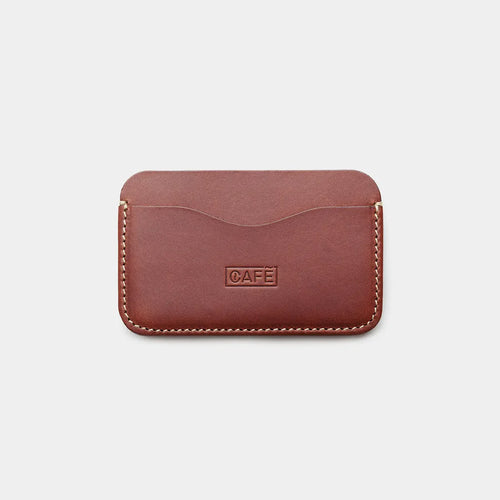 Cafe Leather Card Holder Panama - Roasted (Nâu)