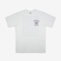 Iron Heart IHPT-2305-WHT 7.5oz Printed Loopwheel Crew Neck T-Shirt