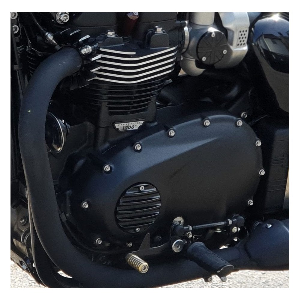 Nắp Che Lốc Côn Motone –  Ribbed Black - MMU037