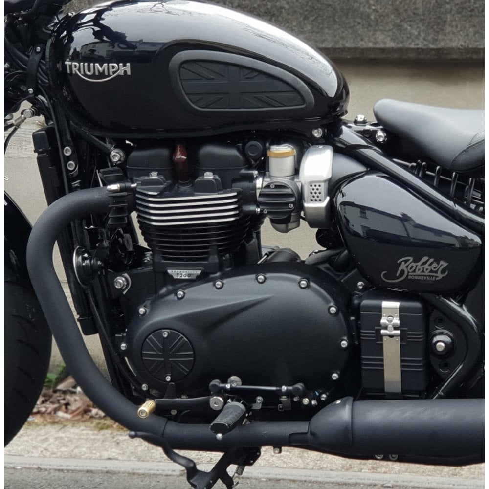 Nắp Che Lốc Côn Motone Union Jack - Black - MMU032