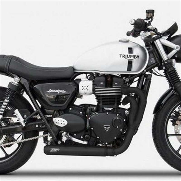 Pô Zard Street Twin Full System 2>1 Black Coating