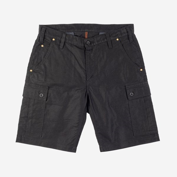 Iron Heart IH-726-BLK 7.4oz Cotton Whipcord Camp Shorts