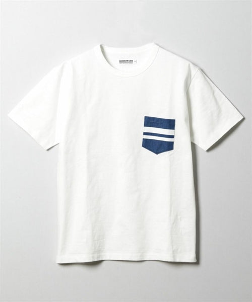 Momotaro MT003 GTB denim pocket T-shirt