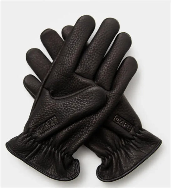 Cafe The Original Deerskin Gloves Black