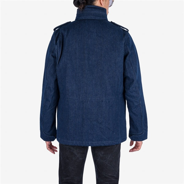 Iron Heart IHM-42-IND (SS24) 16oz Natural Indigo Selvedge Denim M65 Field Jacket