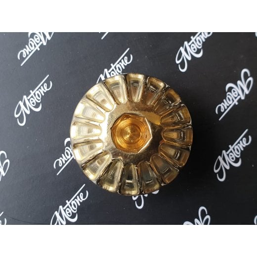 Motone Roswell Engine Oil Cap - Brass - MMU058