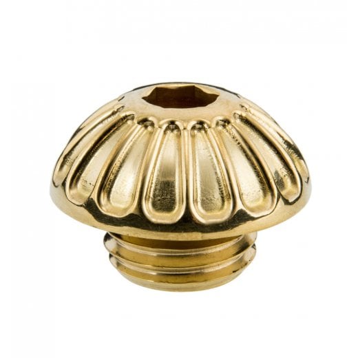 Motone Roswell Engine Oil Cap - Brass - MMU058