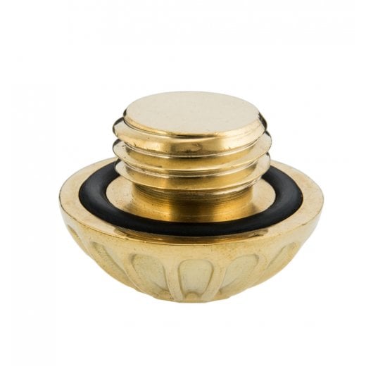 Motone Roswell Engine Oil Cap - Brass - MMU058