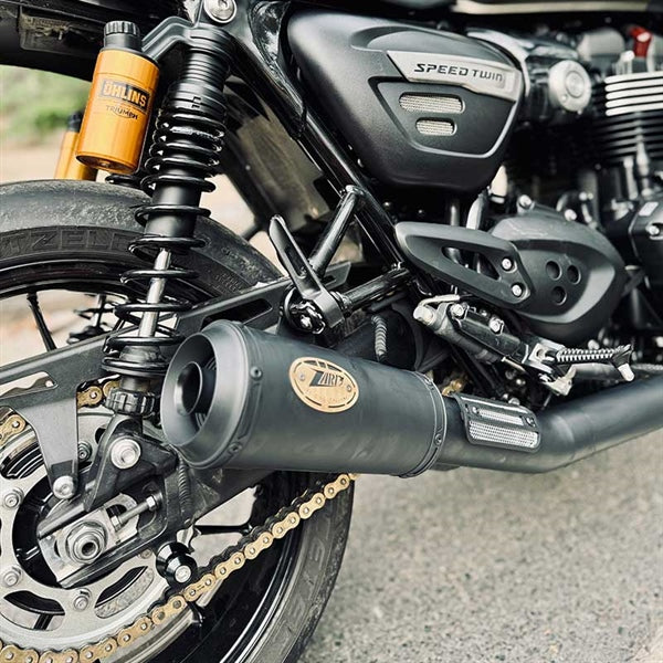 Pô Zard Speed Twin Full System 2>1 Black Coating + Carbon End Cap
