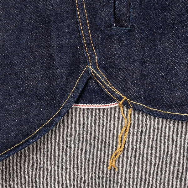 Iron Heart IHSH-292-IND 18oz Vintage Selvedge Denim CPO Shirt - Indigo