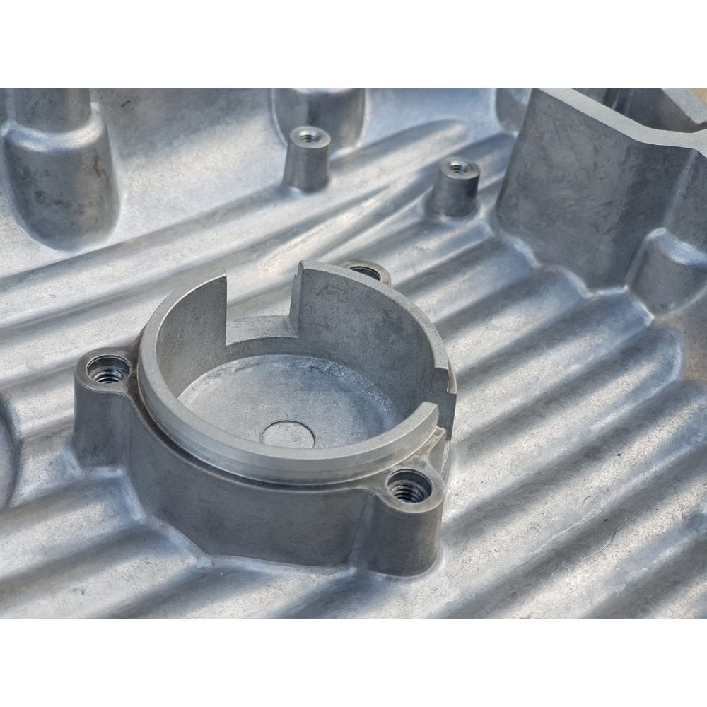 Motone Finned Timing/Stator Cover - Black - MMU042